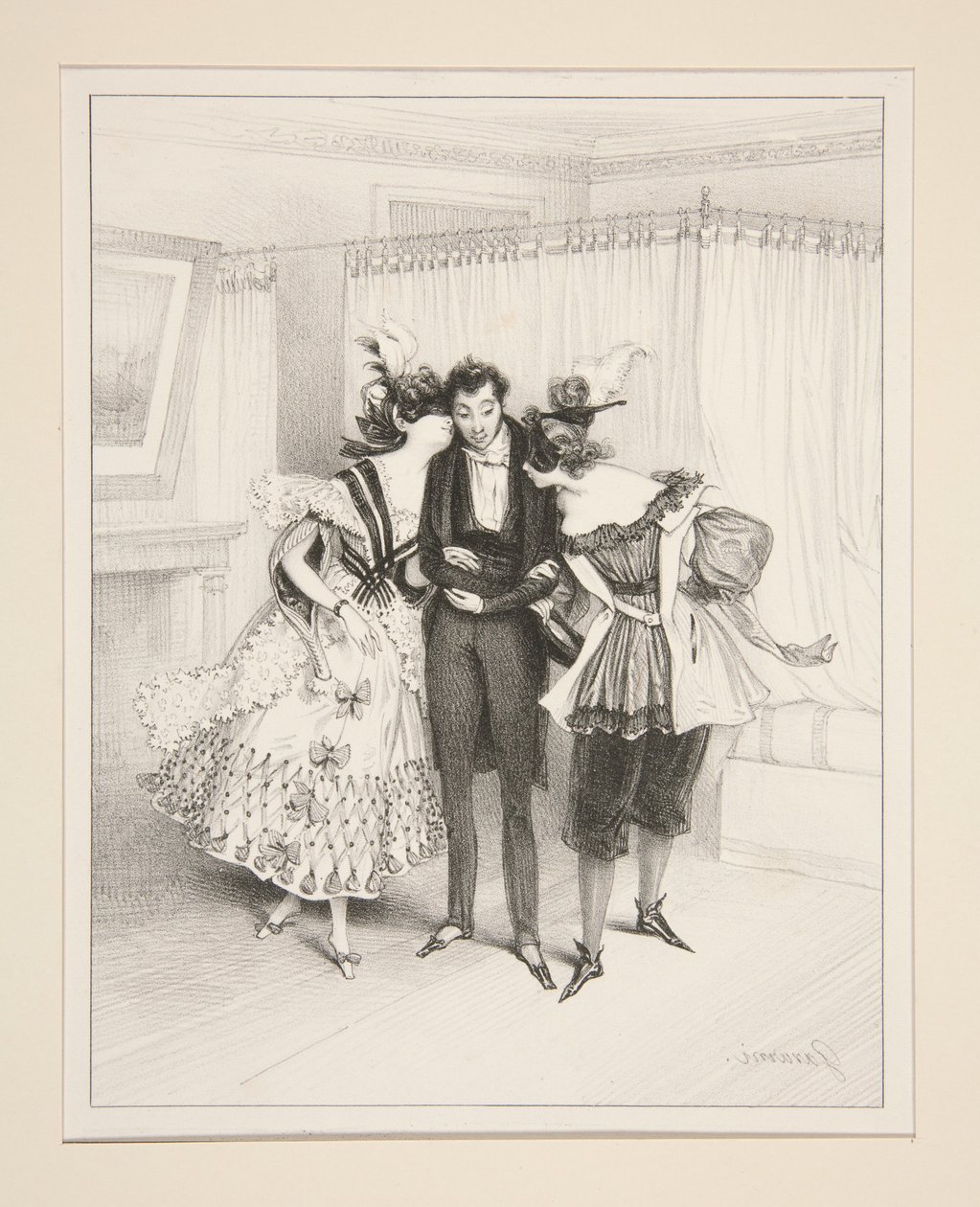 Die Intrige von Paul Gavarni