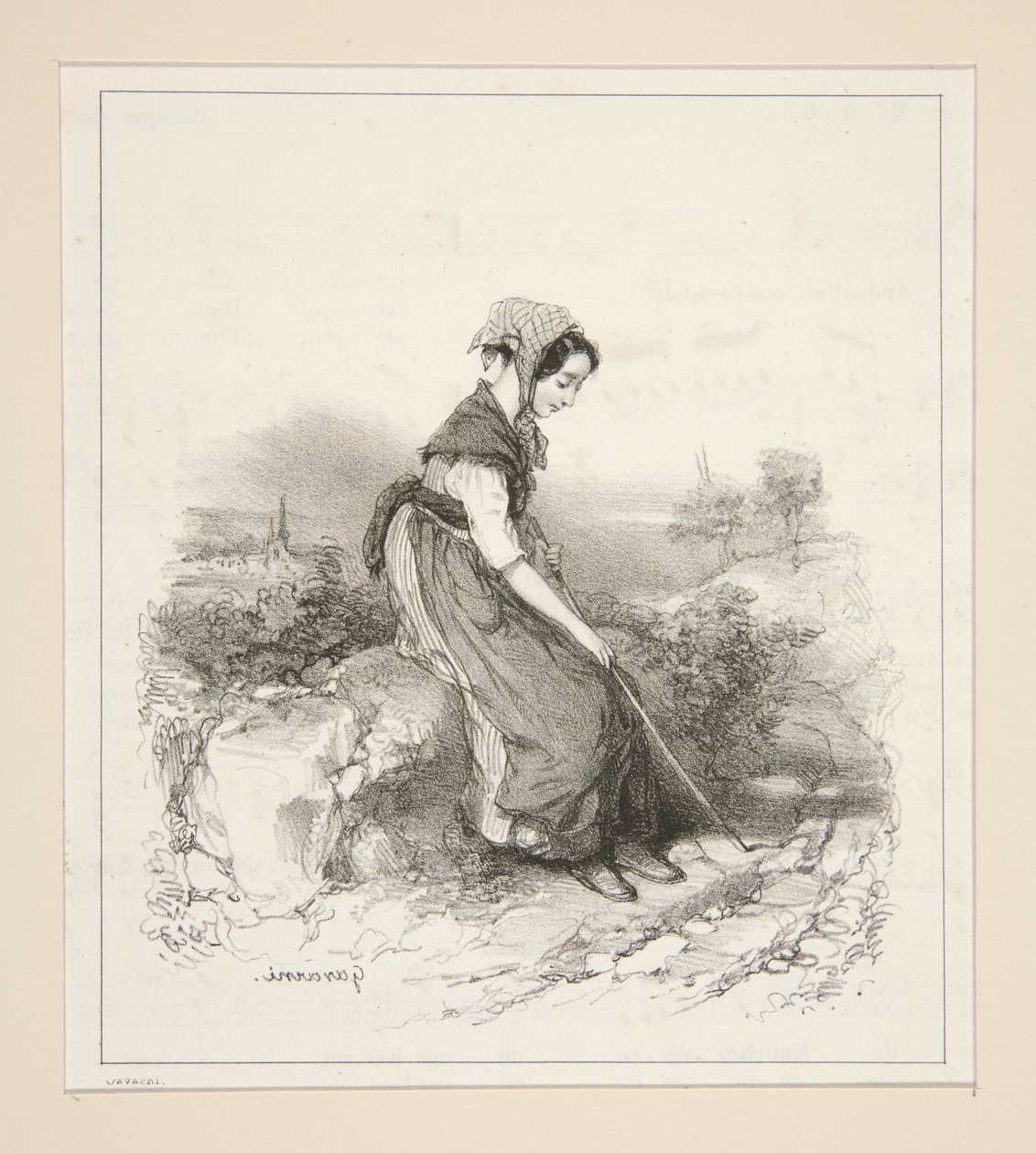 Die Waise von Paul Gavarni