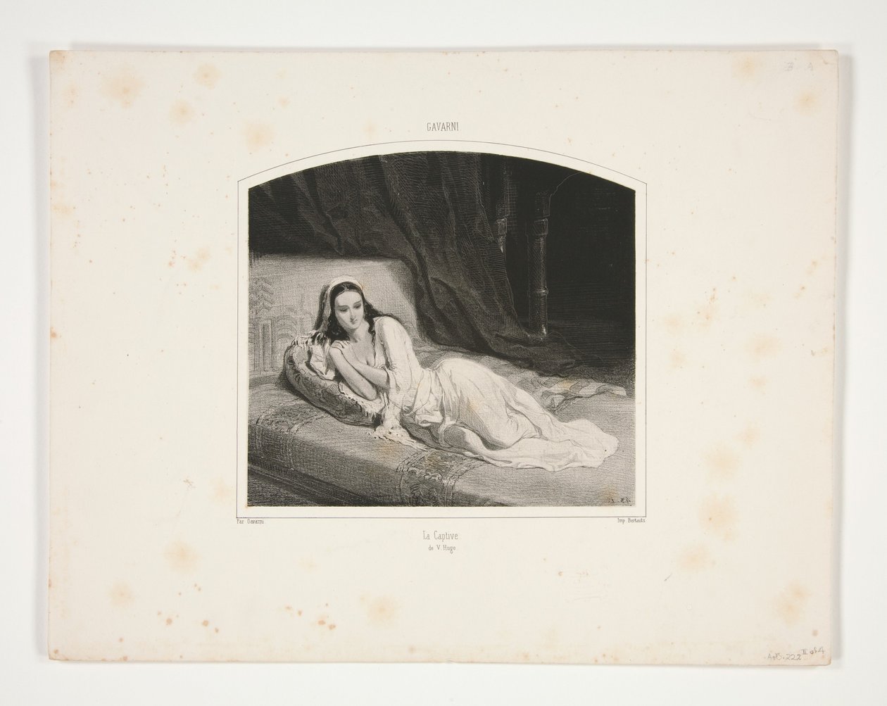 Die Gefangene von Paul Gavarni