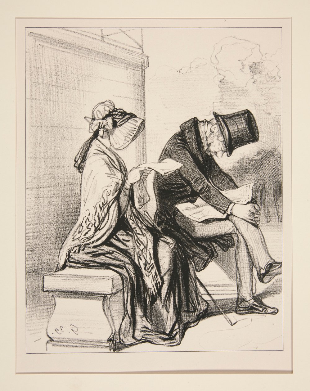 London, Dezember von Paul Gavarni