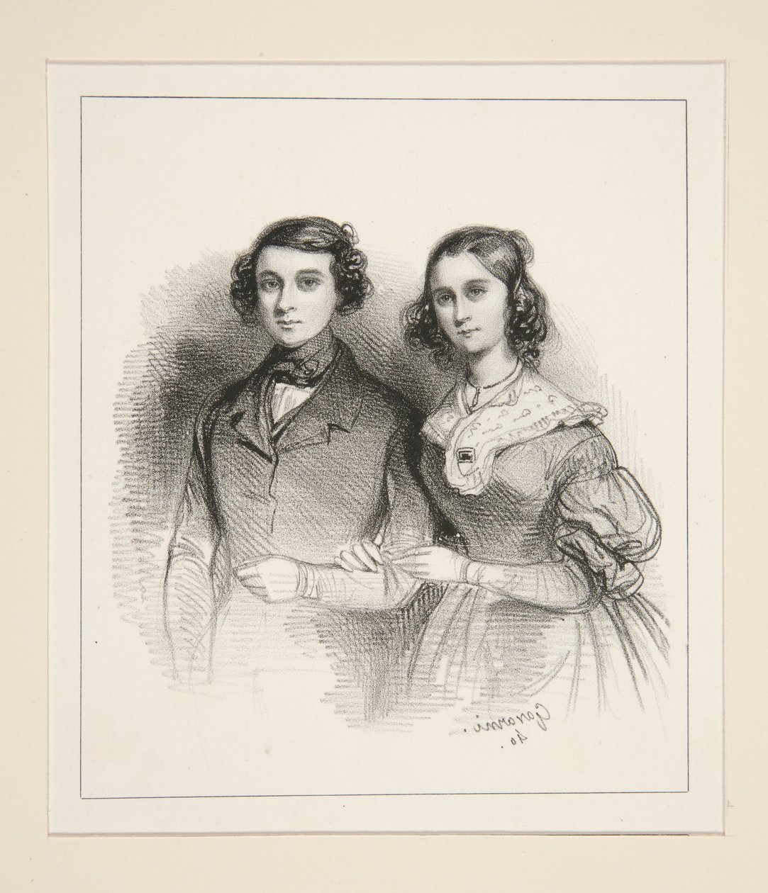 Herr und Frau Émile Taigny von Paul Gavarni