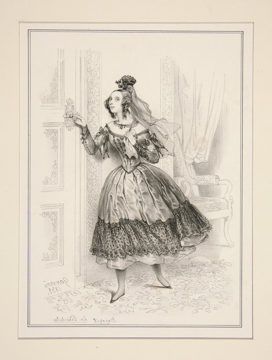 Mlle. Dejazet von Paul Gavarni