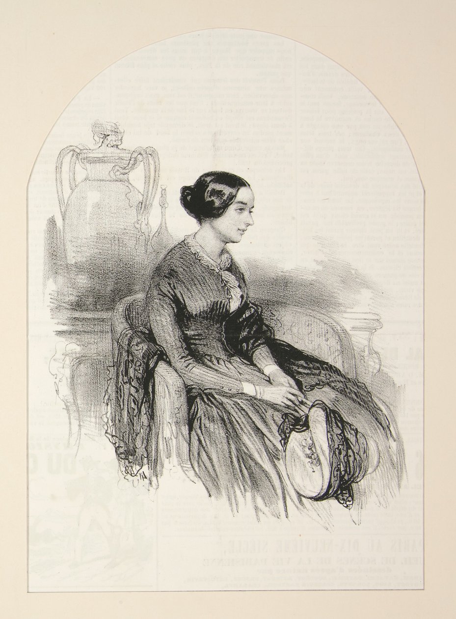 Mlle. Nourtier von Paul Gavarni