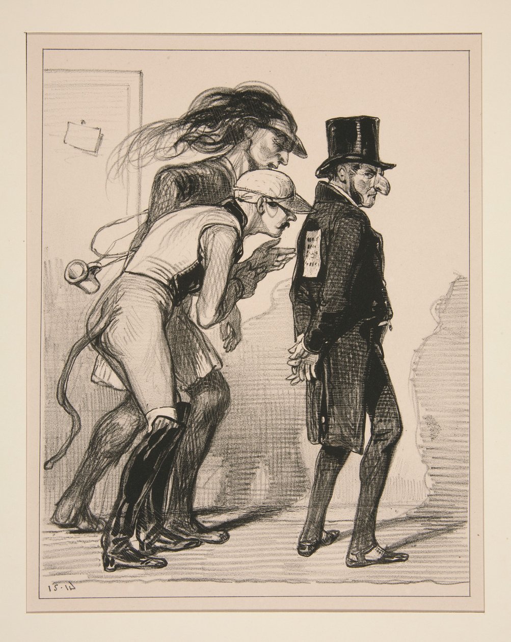 On Desire Ceder Monsieur... von Paul Gavarni