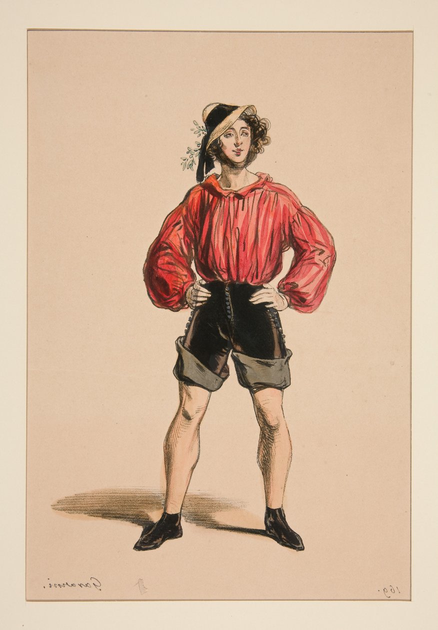 Fischer. Strohhut von Paul Gavarni
