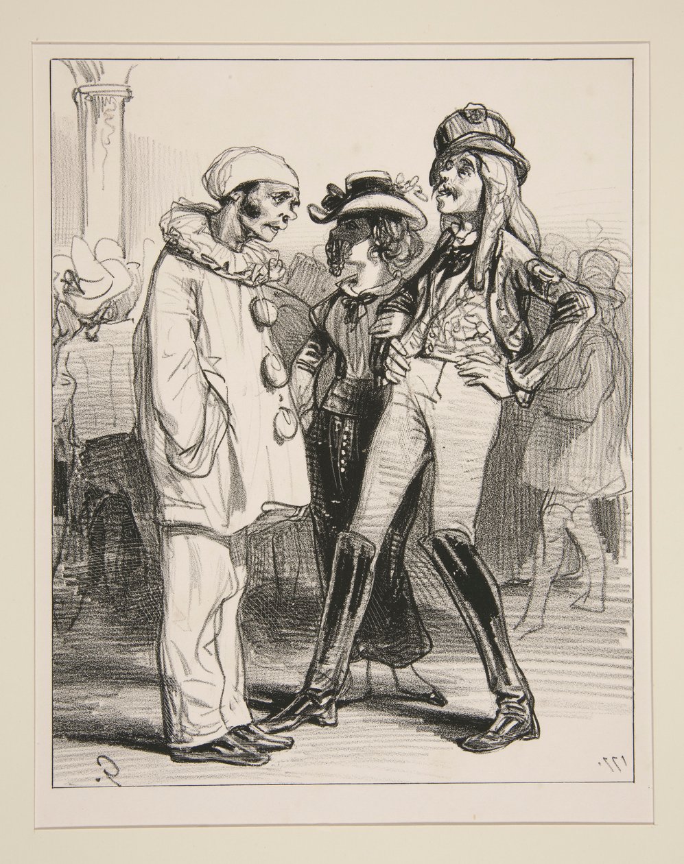 Parbleu, Monsieur le Baron, ich bin sehr zufrieden von Paul Gavarni