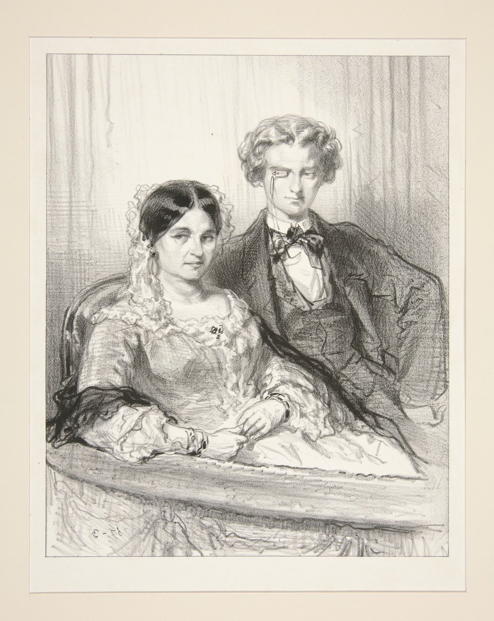Phedre im Théâtre-Français. Debüt von M. Paul de Trois-Etoiles in der Rolle des Hippolyte. von Paul Gavarni