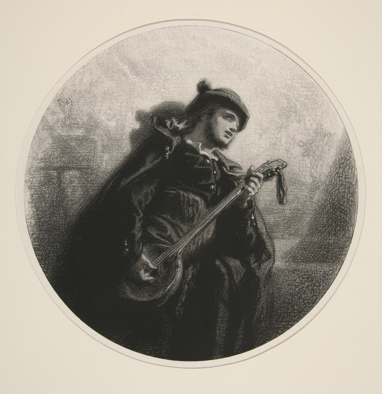 Spanische Serenade von Paul Gavarni