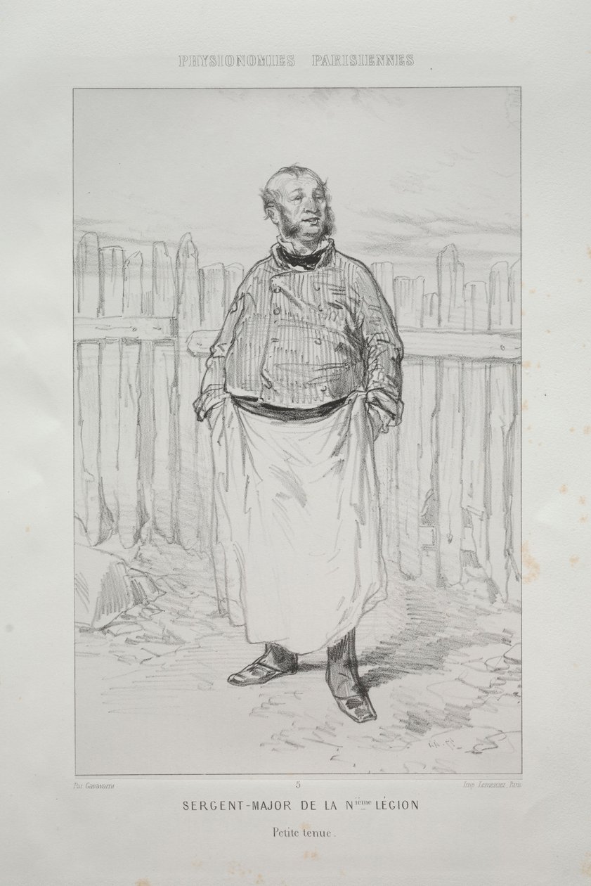 Sergent - Major der Nième Legion von Paul Gavarni