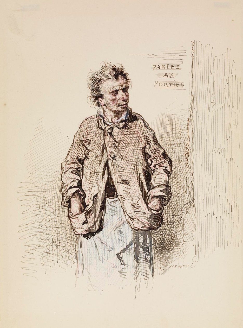 Der Träger von Paul Gavarni