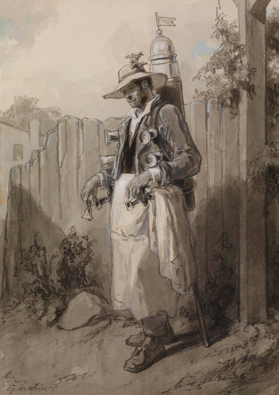 Die zwölf Monate: August von Paul Gavarni