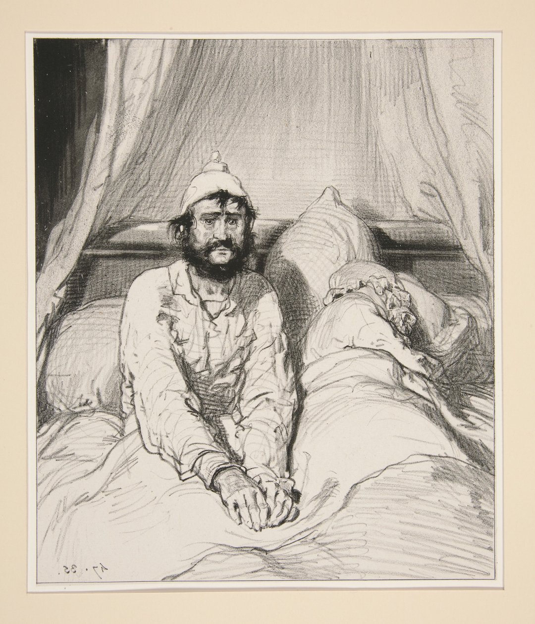 Ein Fälligkeitstag. von Paul Gavarni