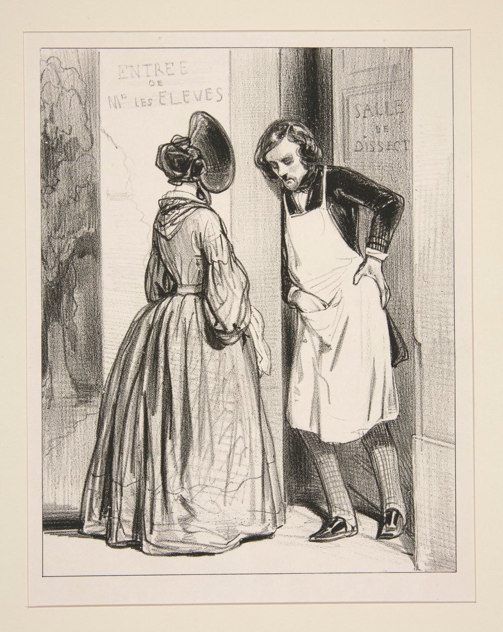 Seit acht Monaten, Auguste, versprichst du mir einen Mantel von Paul Gavarni