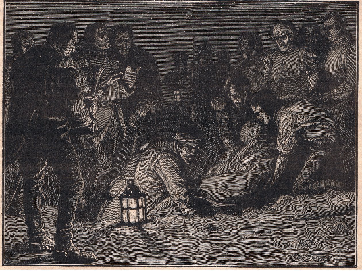 Begräbnis von Sir John Moore AD 1809 von Paul Hardy