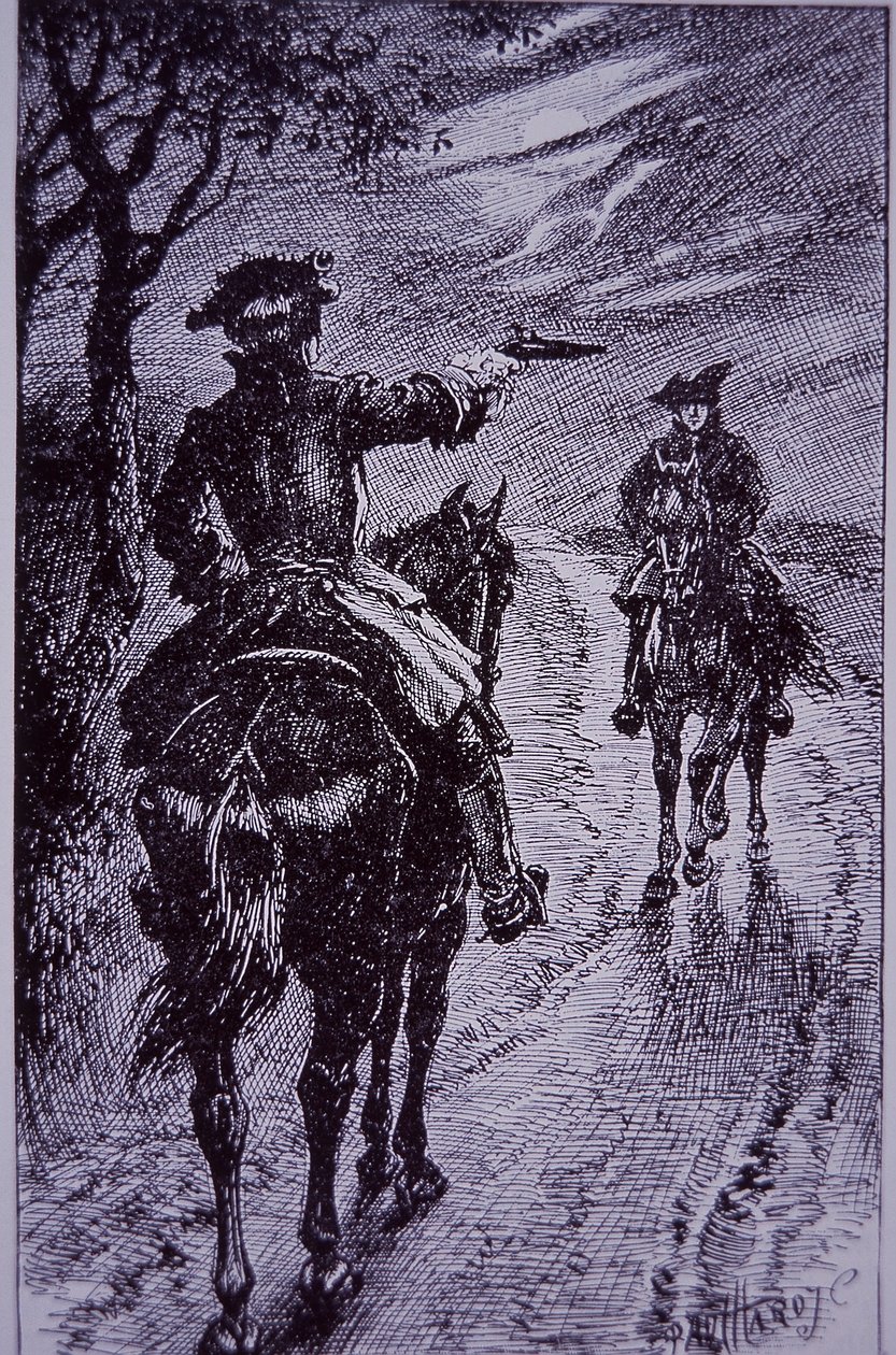 Dick Turpin trifft den Straßenräuber Tom King von Paul Hardy