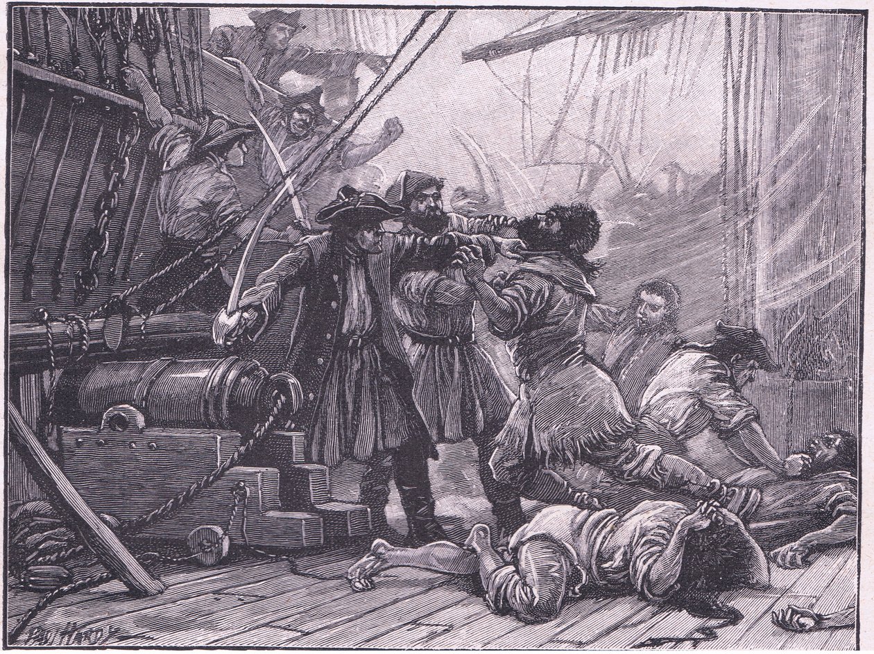 Zollkutter fangen ein amerikanisches Schmugglerschiff von Paul Hardy