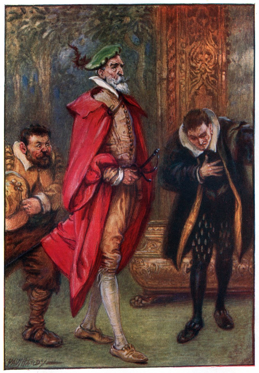 So gerüstet begegnete er dem Staatszimmer, Illustration aus 