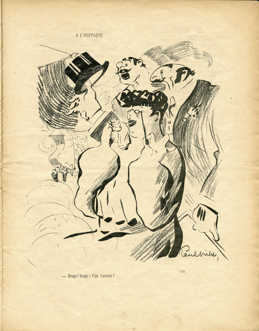 Illustration von Paul Iribe (1883-1935) in Die Wildente von Paul Iribe