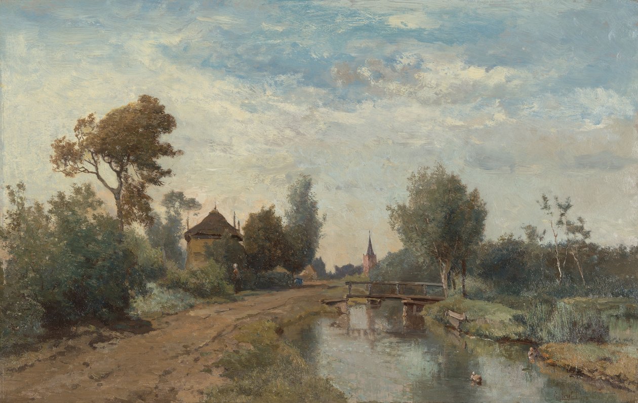 Landschaft bei Kortenhoef von Paul Joseph Constantin Gabriel