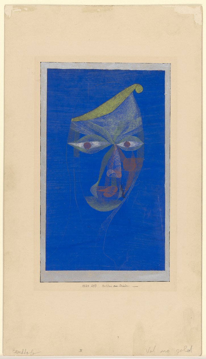 Porträt eines Asiaten von Paul Klee
