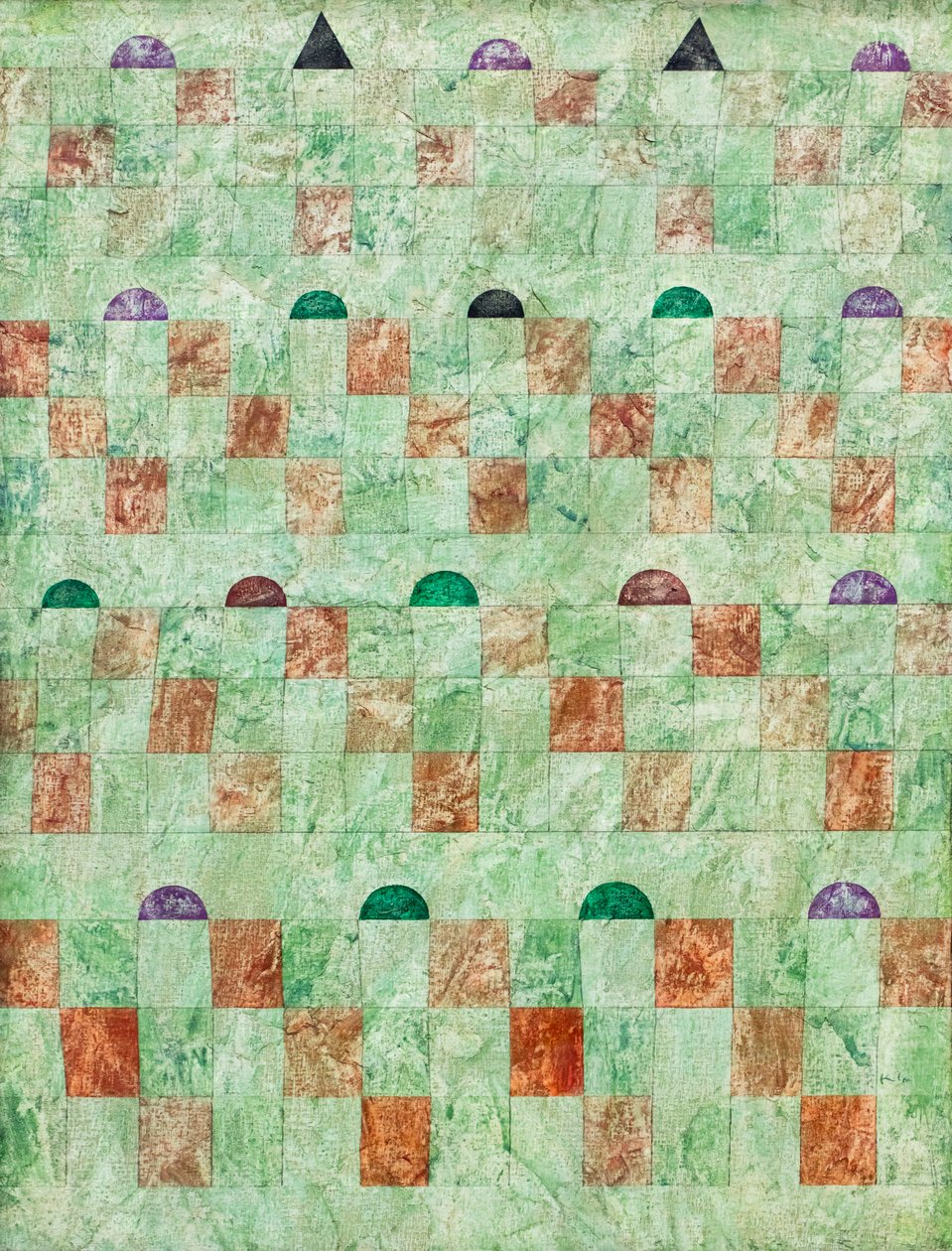 Palais in vier Teilen von Paul Klee