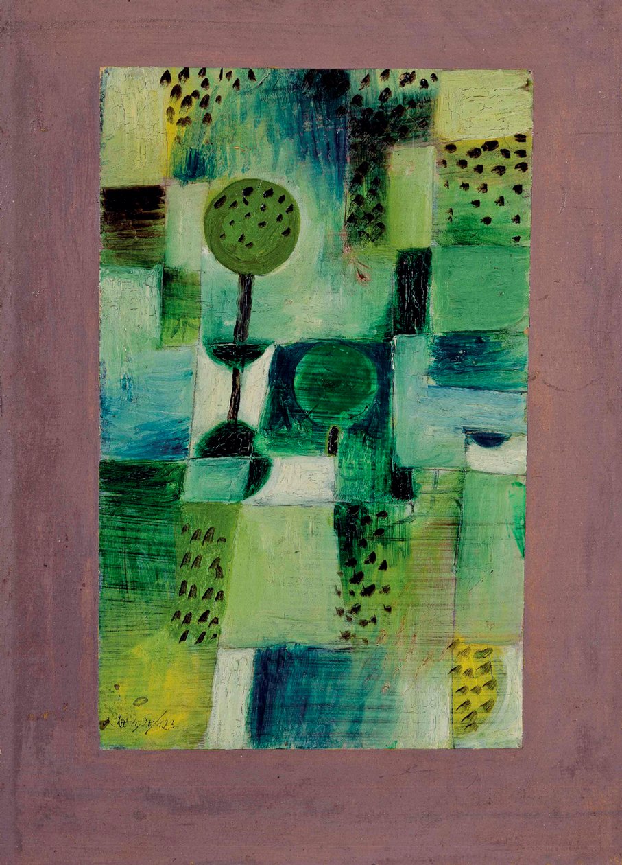 Parkbild bei Regen, 1920 von Paul Klee
