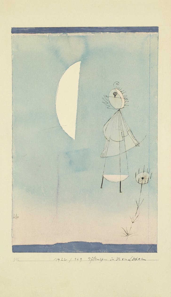 Pflanzen im Mondlicht von Paul Klee