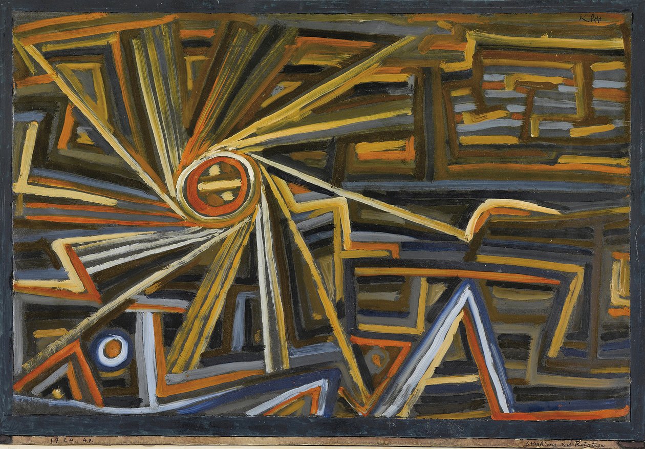 Rayonnement et Rotation von Klee, Paul (1879-1940) von Paul Klee