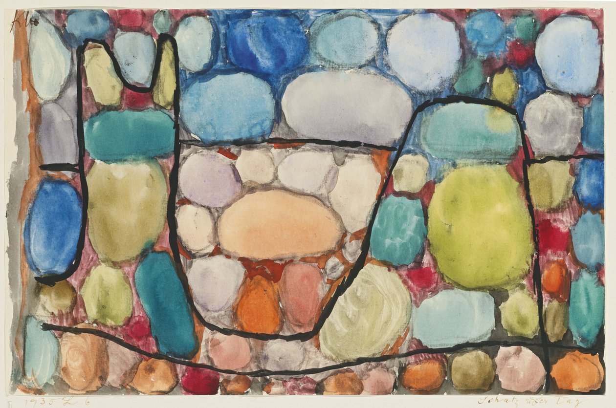 Schatz über Tag, 1935 von Paul Klee
