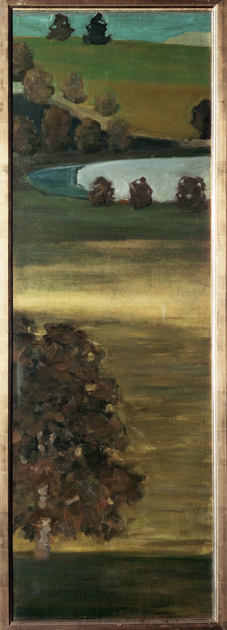 Blick auf das Aartal, Schweiz von Paul Klee