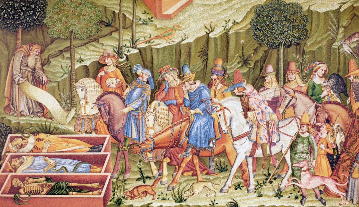 Der Triumph des Todes, Fresko im Campo-Santo, Pisa, Italien, zugeschrieben Francesco Traini von Paul Lacroix