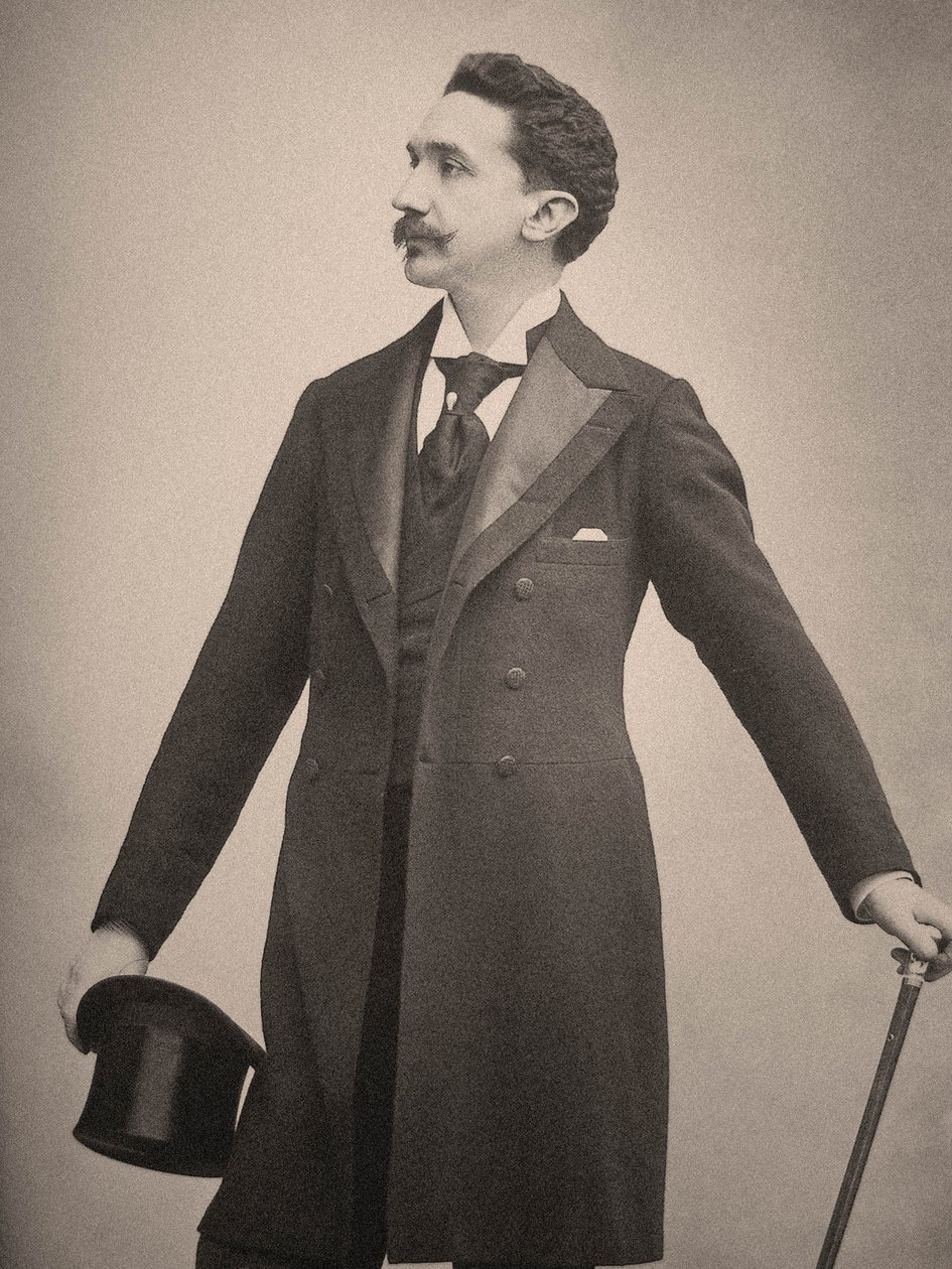 Porträt von Robert de Montesquiou ca. 1895 von Paul Nadar