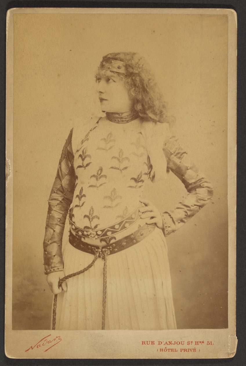 Sarah Bernhardt als Lady Macbeth von Paul Nadar