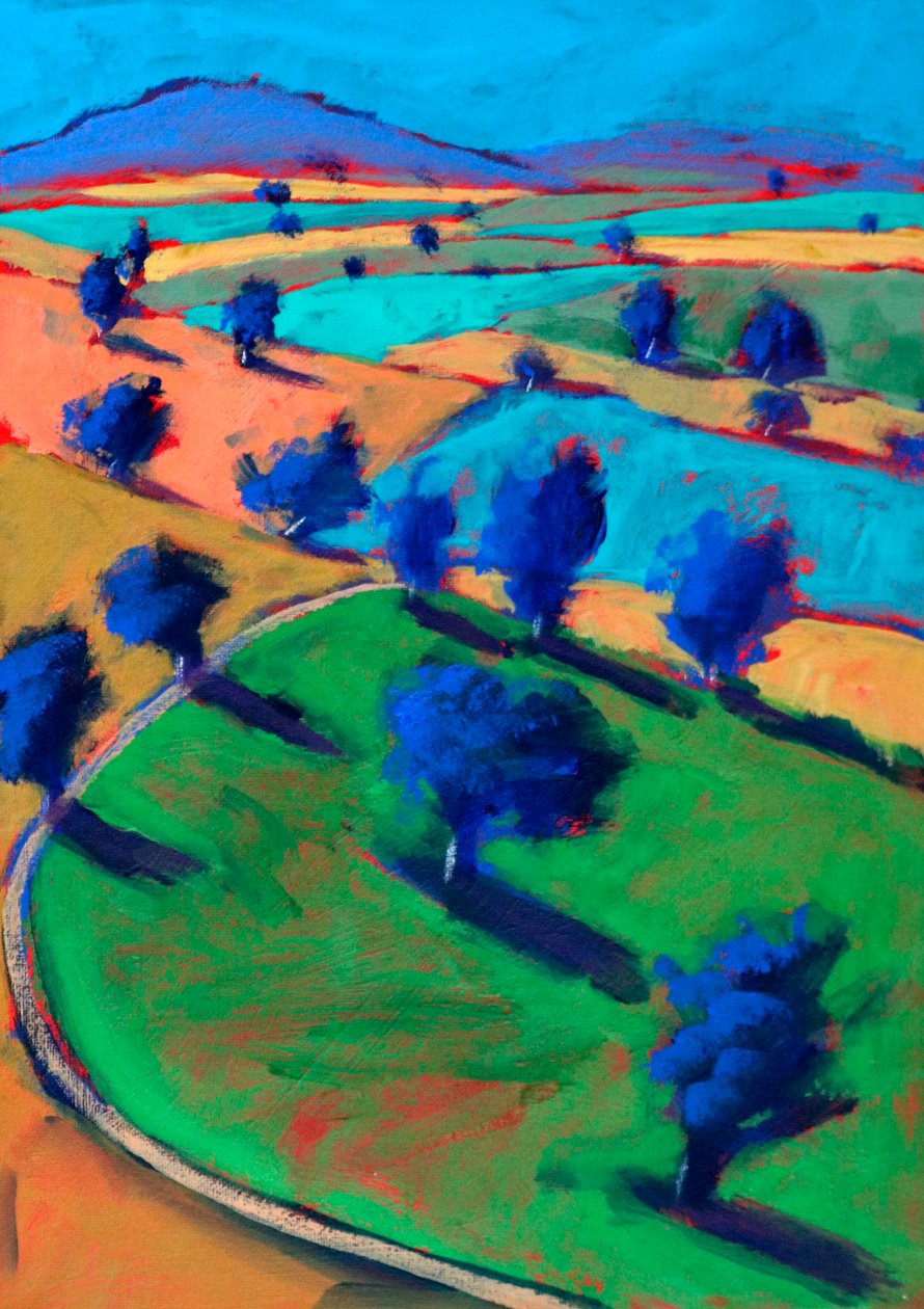 Crickley Hill Frühling, 2024 von Paul Powis
