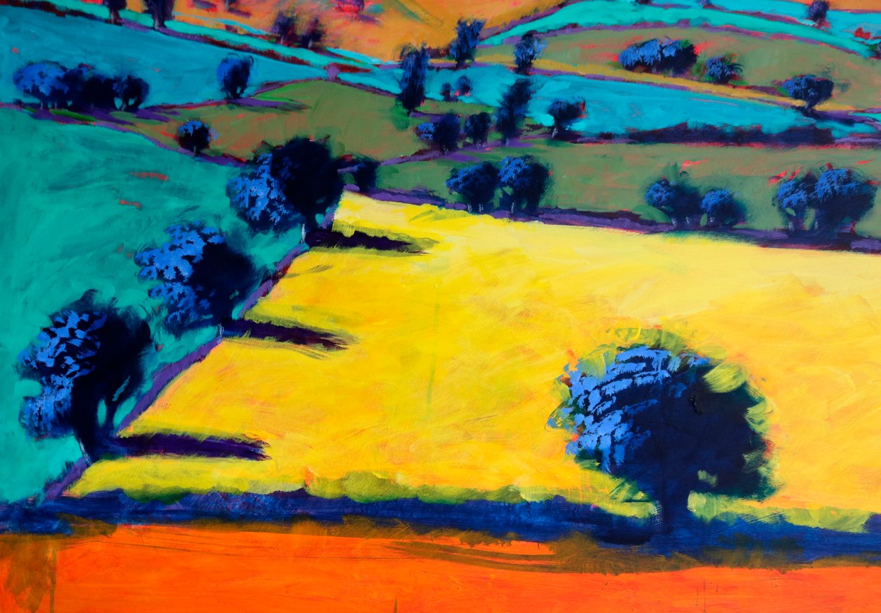 North Hill #2 (Detail), 2024 von Paul Powis