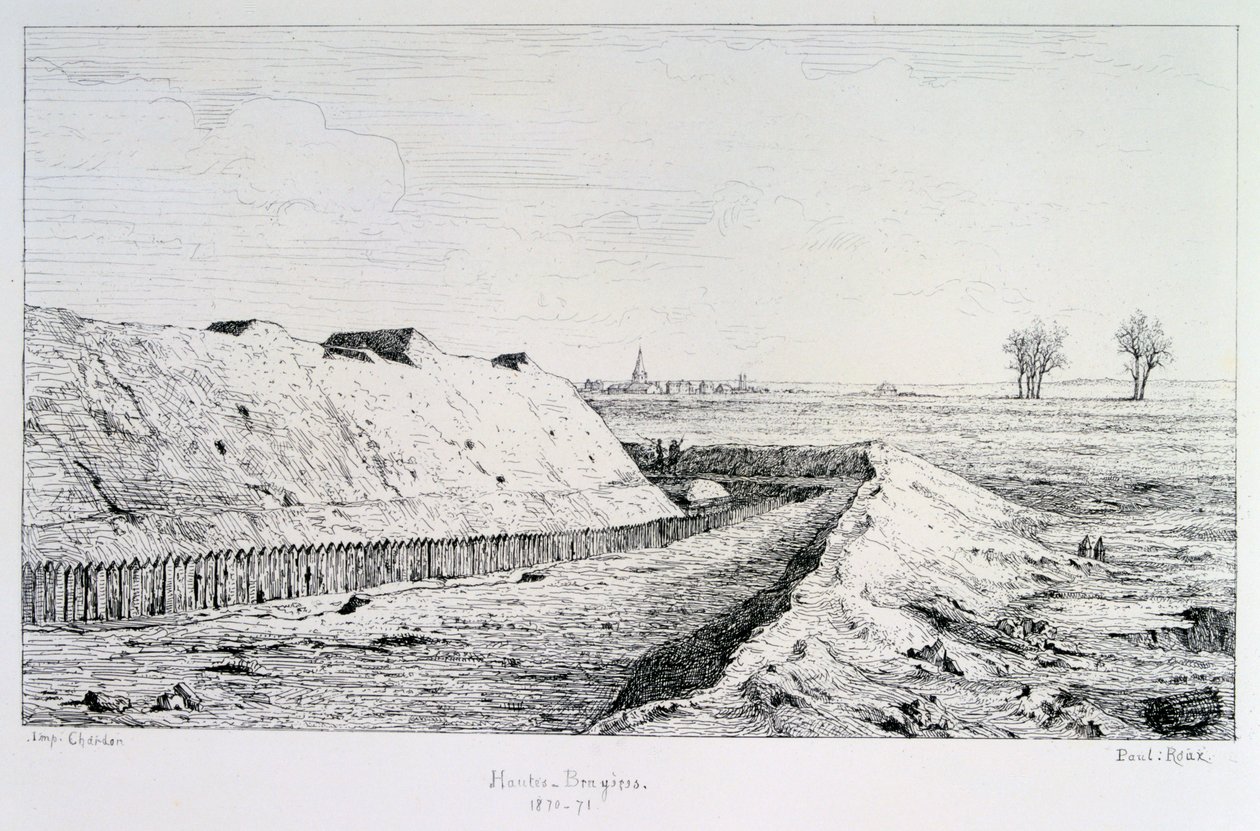 Haute Brugeres, Belagerung von Paris, 1870-1871 von Paul Roux