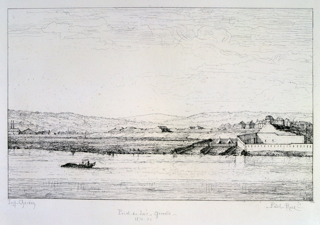 Point du Jour - Grenelle, Belagerung von Paris, 1870-1871 von Paul Roux
