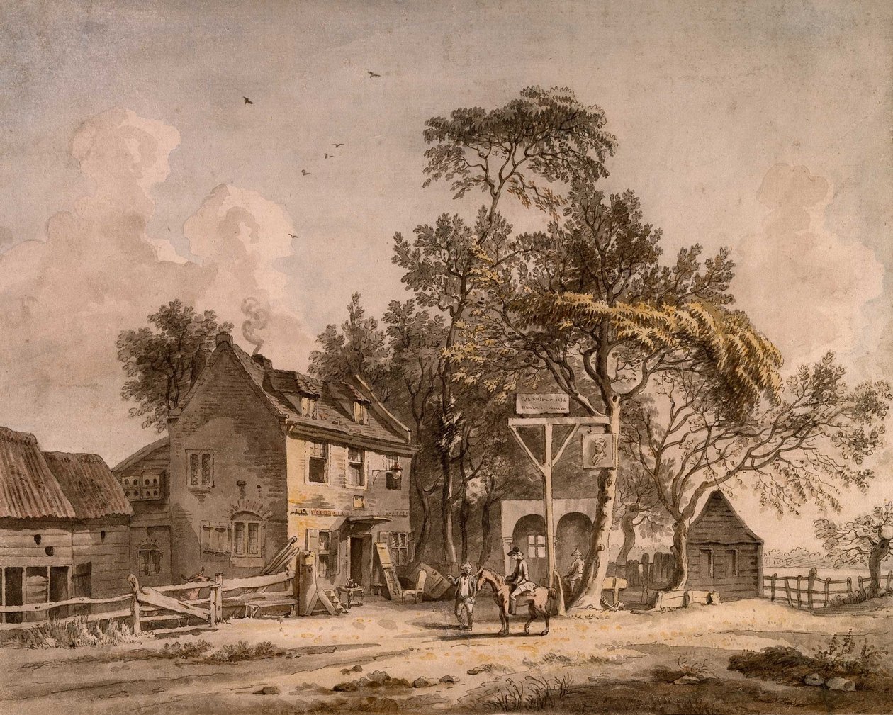 Ein Gasthaus von Paul Sandby, RA von Paul Sandby