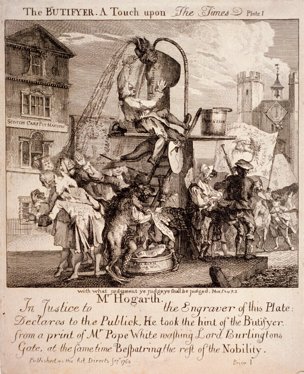 William Hogarth, 1762 von Paul Sandby