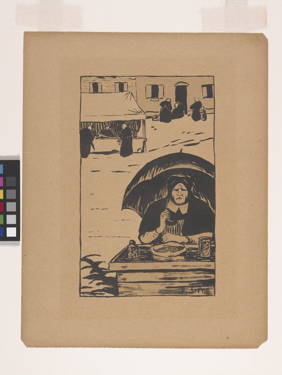 Die Straßenhändlerin von Paul Sérusier