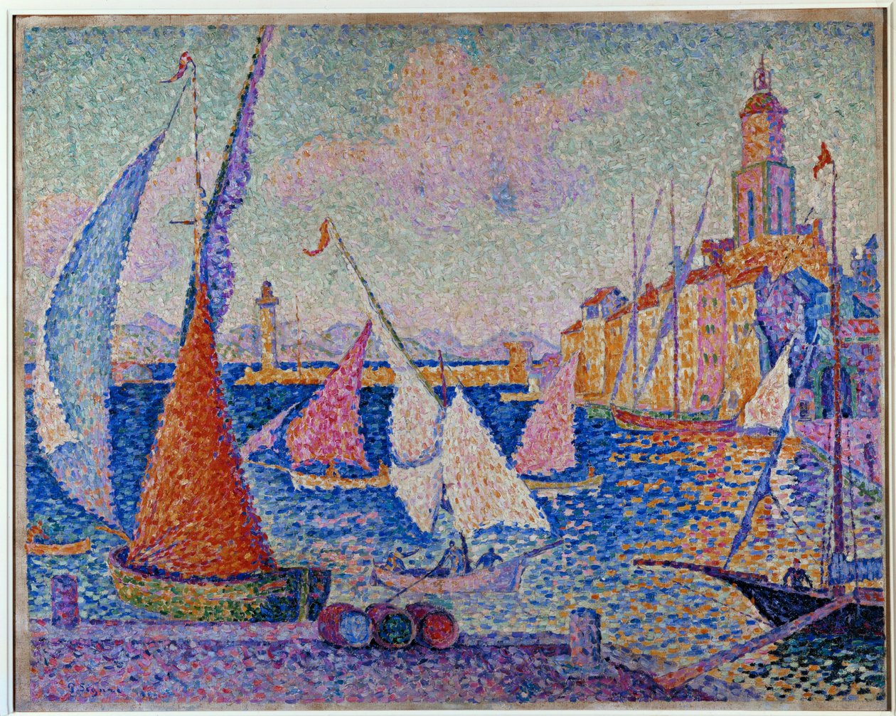 Der Kai. St. Tropez von Paul Signac