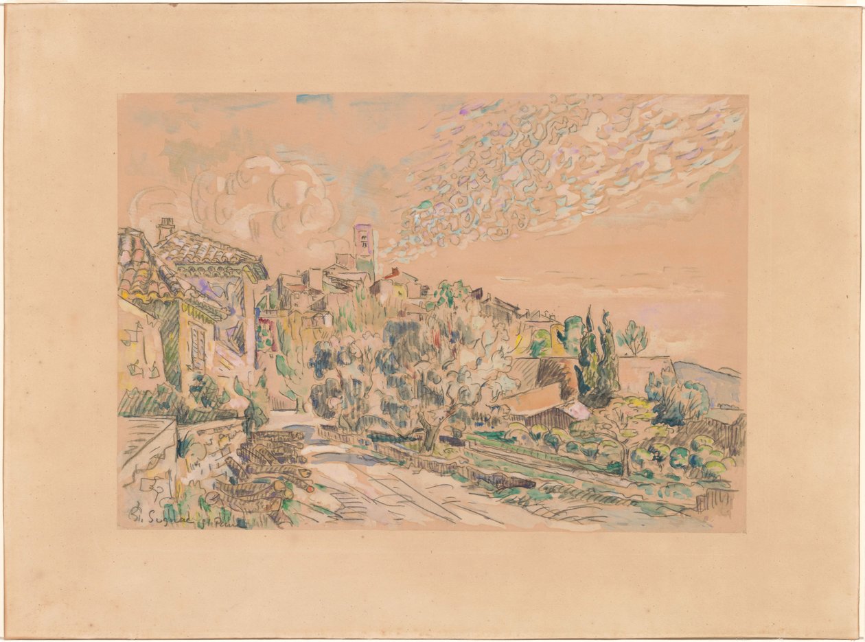 Saint-Paul-de-Vence von Paul Signac