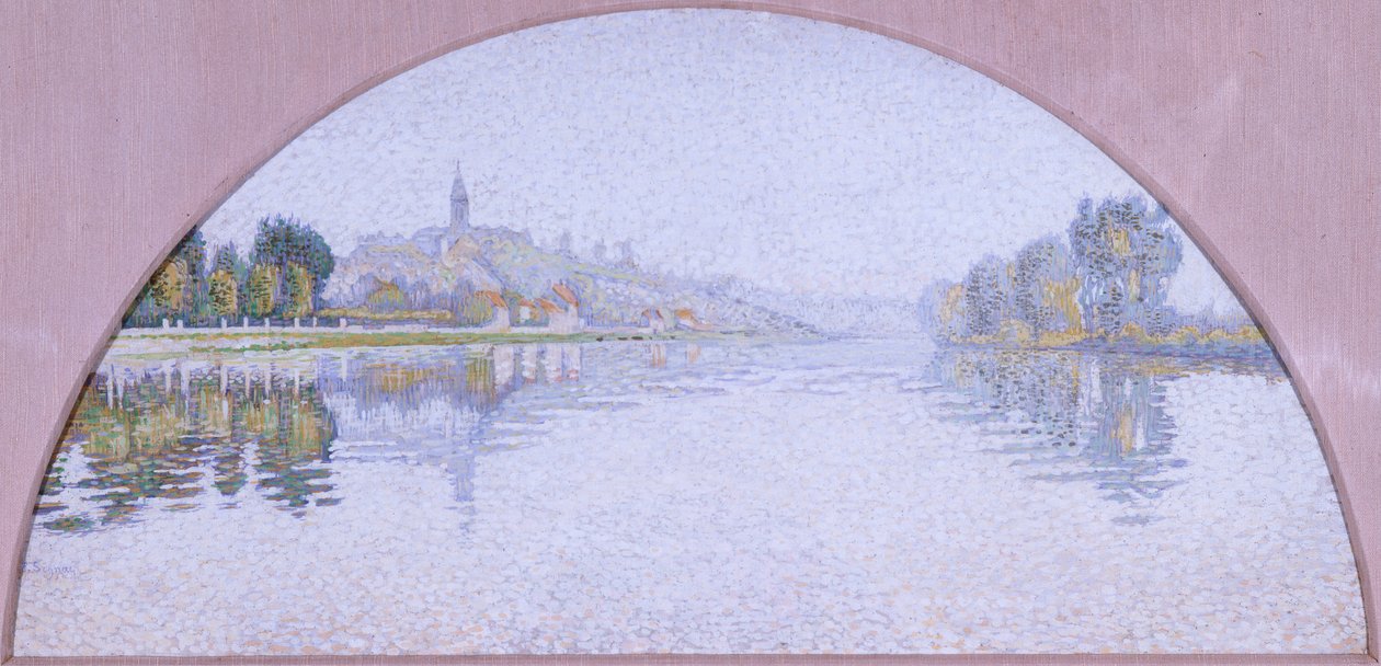 Die Seine bei Herblay von Paul Signac