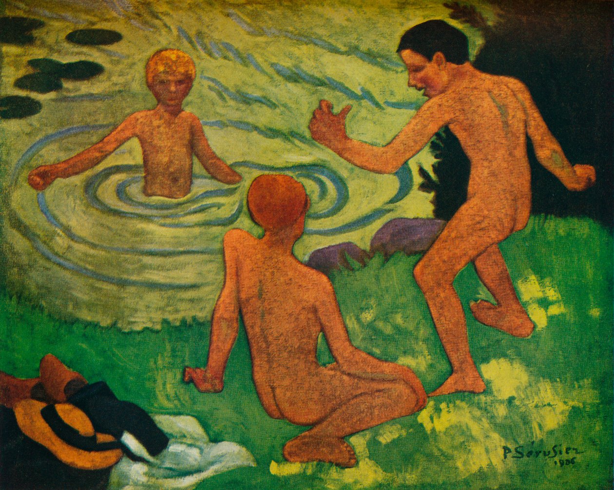 Jungen beim Baden, 1906 von Paul Sérusier