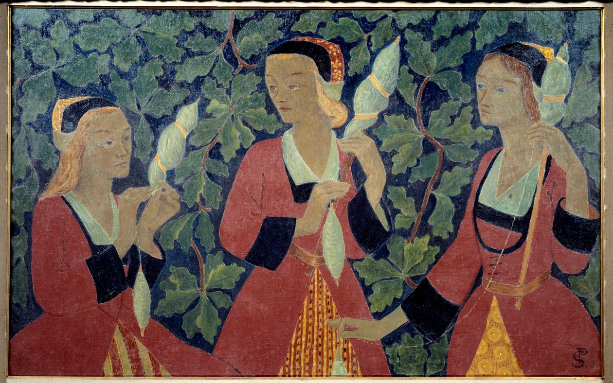 Die drei Spinnerinnen von Paul Sérusier