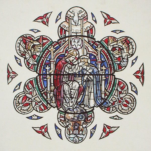 Die Krönung der Jungfrau, ca. 1910 von Paul Vincent Woodroffe