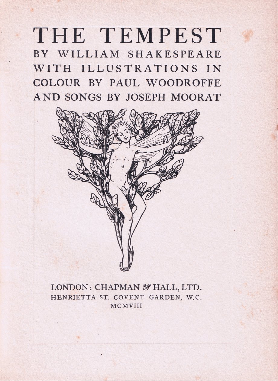 Titelblatt-Design, Illustration aus Der Sturm, 1908 von Paul Vincent Woodroffe