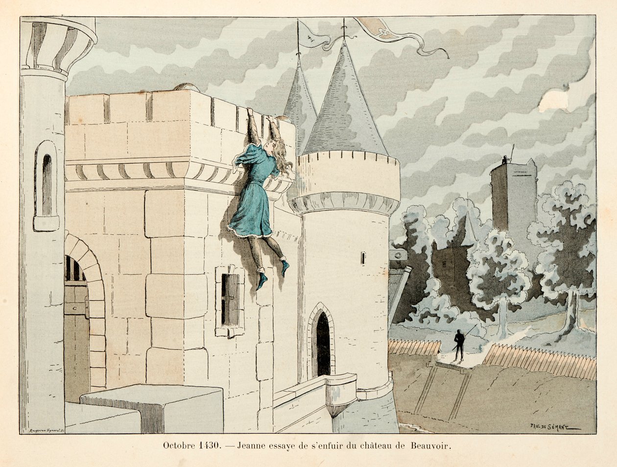 Illustration aus dem Buch „Jeanne d