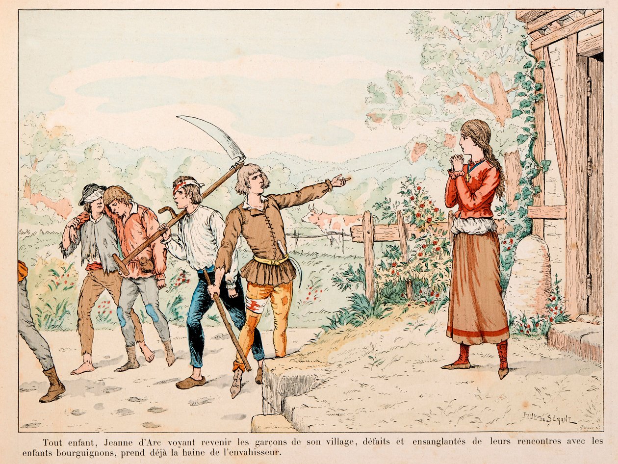 Illustration aus dem Buch „Jeanne d