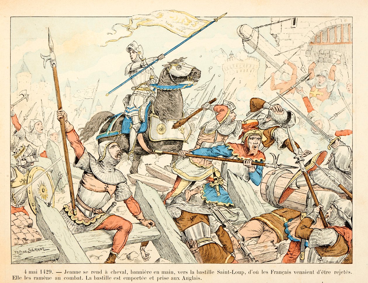 Illustration aus dem Buch „Jeanne d
